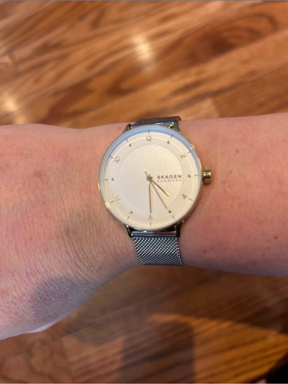 Women’s stainless steel Skagen watch